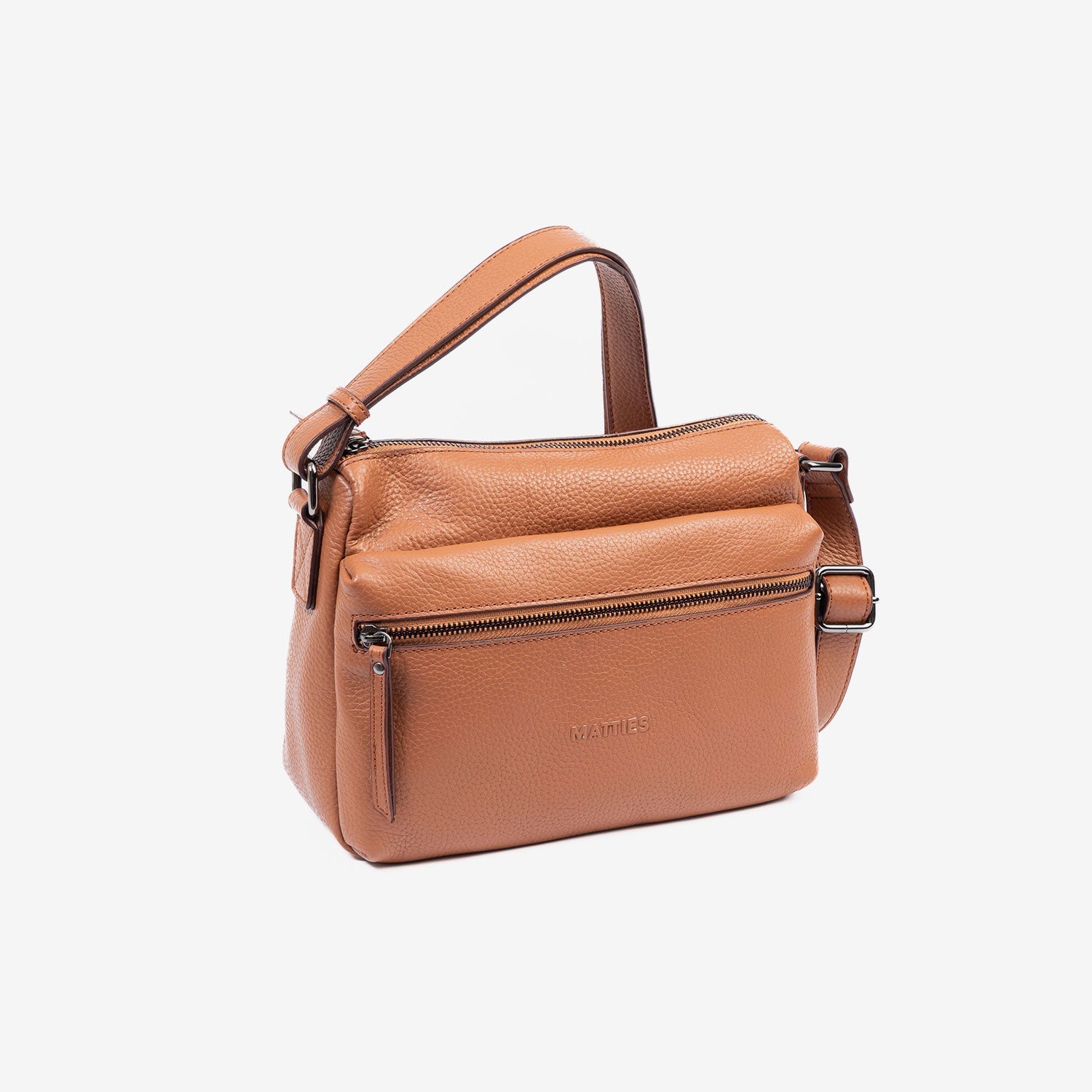 Bolso bandolera, Serie floater/leather. 25x19.5x10 cm