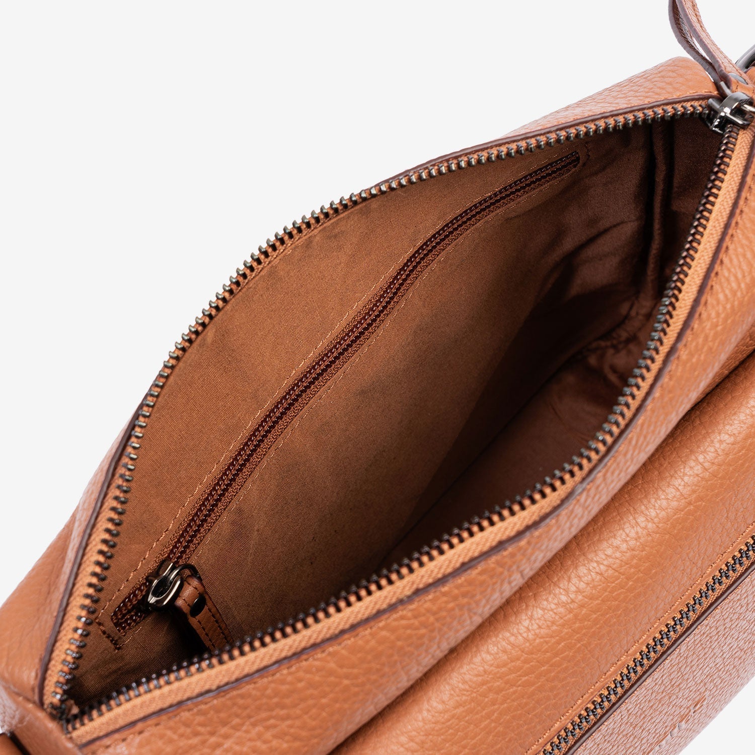 Bolso bandolera, Serie floater/leather. 25x19.5x10 cm