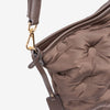 Bolso de hombro con bandolera, Serie acolchado. 36x28x05 cm