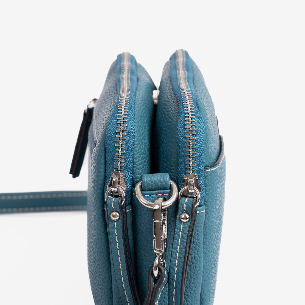 Bolso bandolera con doble cremallera Minibag