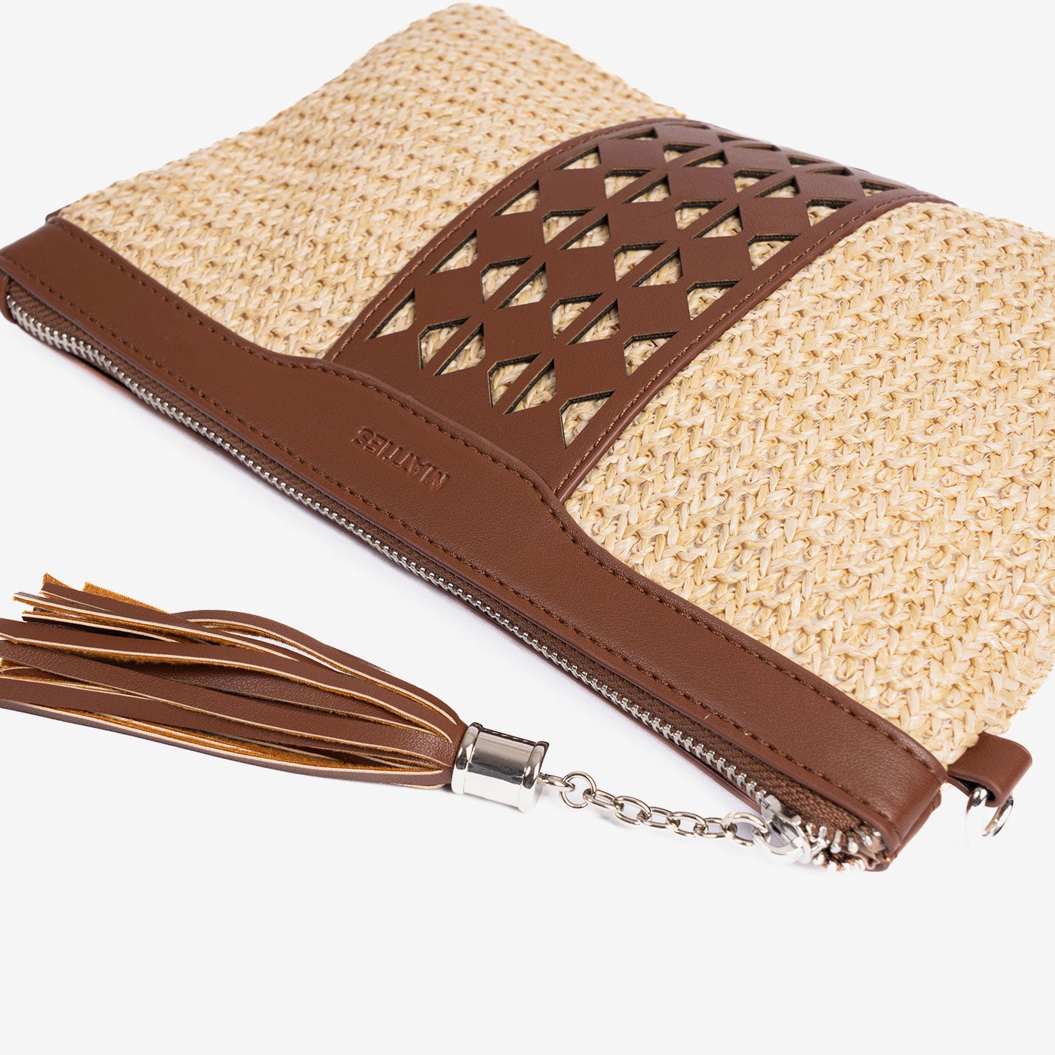 Bolsa de senhora com alça de ombro, Série Ties. 26x17 cm