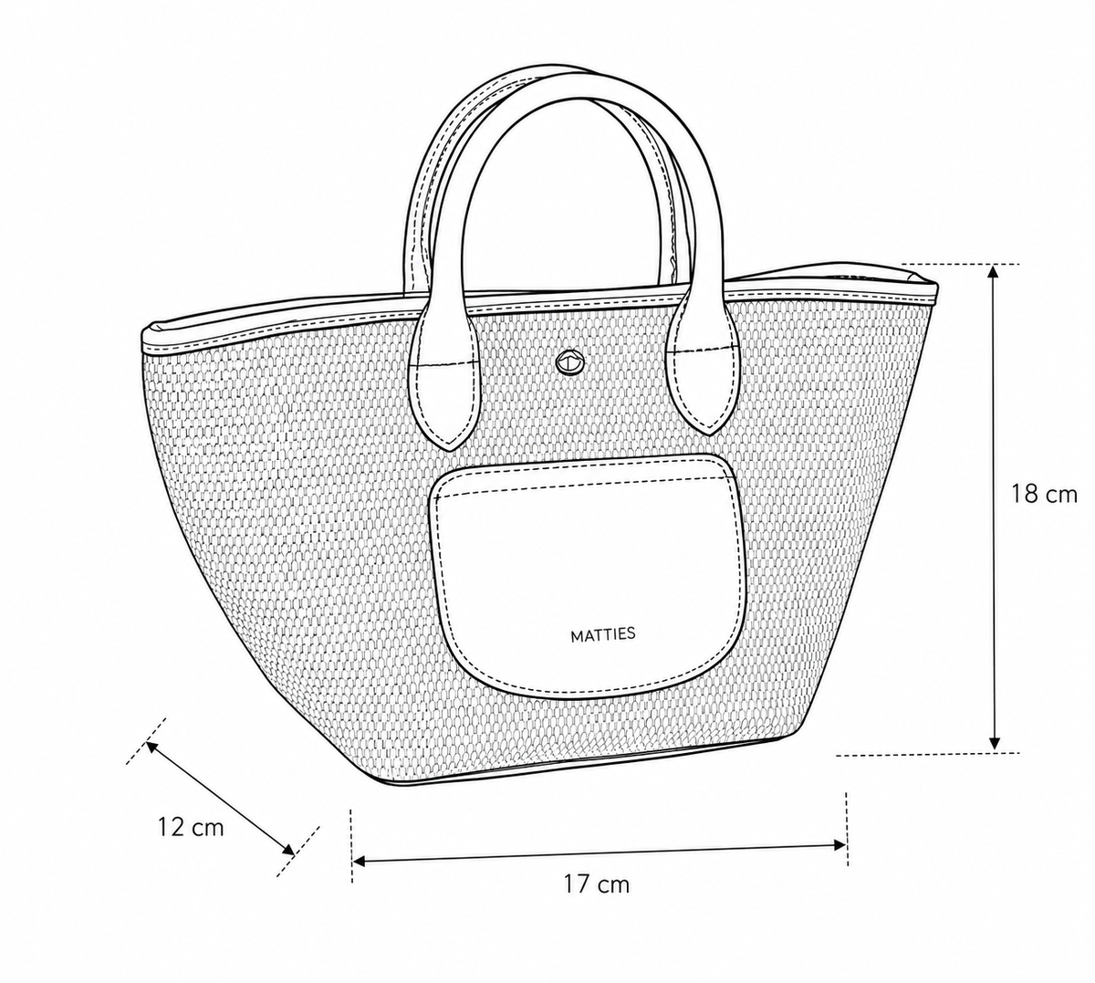 Bolso de mano Vela