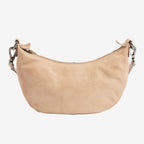 Bolso de hombro de piel natural