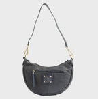Bolso de hombro de piel natural