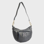 Bolso de hombro de piel natural