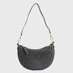 Bolso de hombro de piel natural