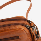 Bolso de piel natural con bandolera