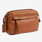 Bolso de piel natural con bandolera