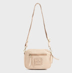 Bolso de piel natural con bandolera