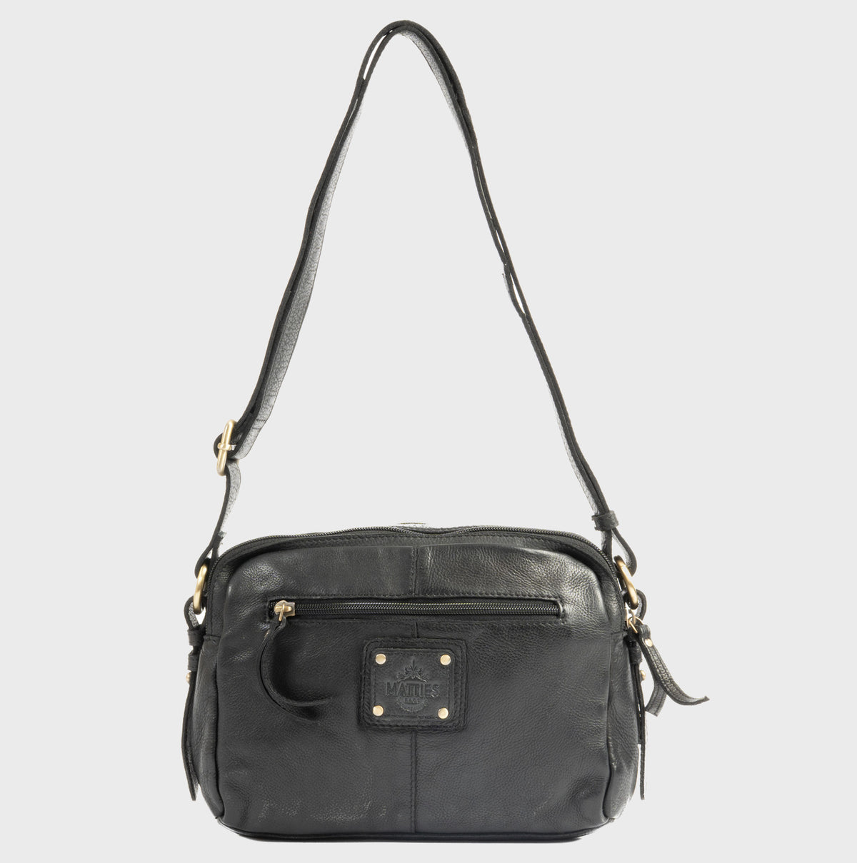 Shoulder bag, Young leather series. 25x19x07 cm