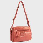 Shoulder bag, Young leather series. 25x19x07 cm