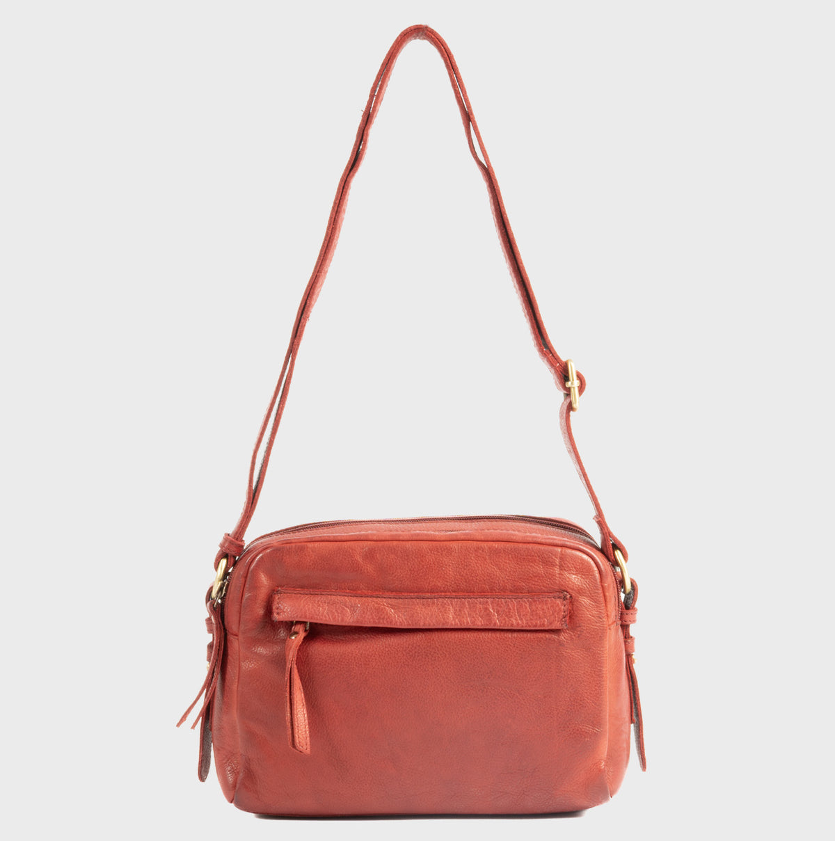 Shoulder bag, Young leather series. 25x19x07 cm