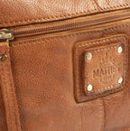 Bolso bandolera de piel natural elegante