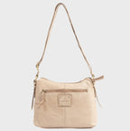 Bolso bandolera de piel natural elegante
