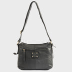 Bolso bandolera de piel natural elegante