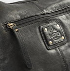 Bolso bandolera de piel natural elegante