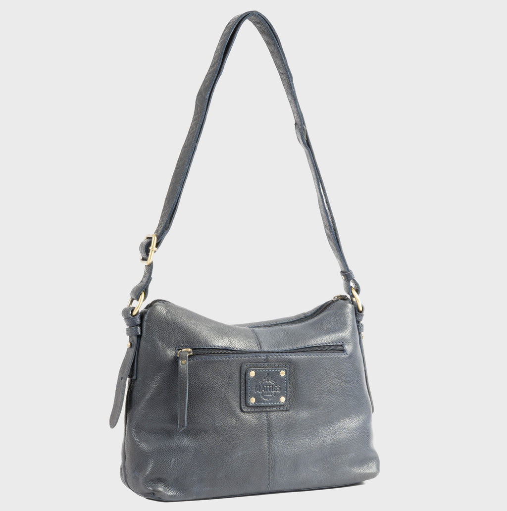 Bolso bandolera de piel natural elegante