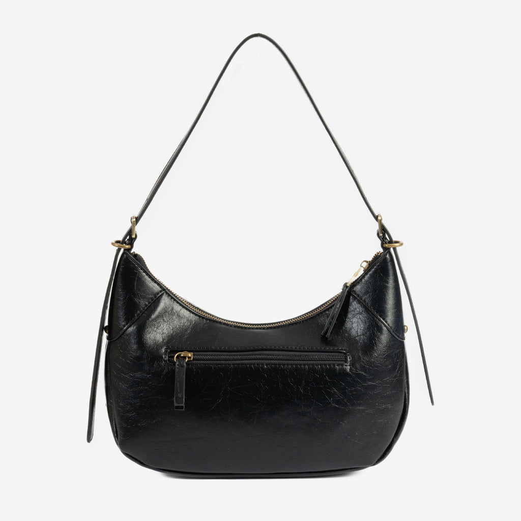 Shoulder bag with cross-body strap, Bergen Series. 29x20x10.5 cm