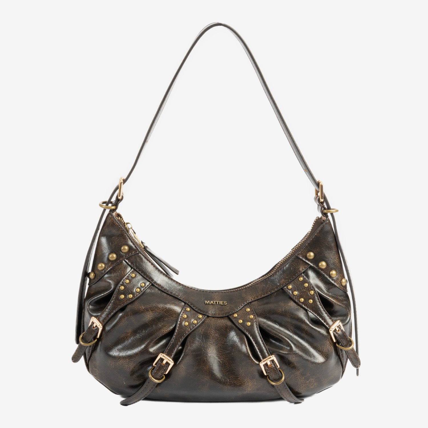 Shoulder bag with cross-body strap, Bergen Series. 29x20x10.5 cm