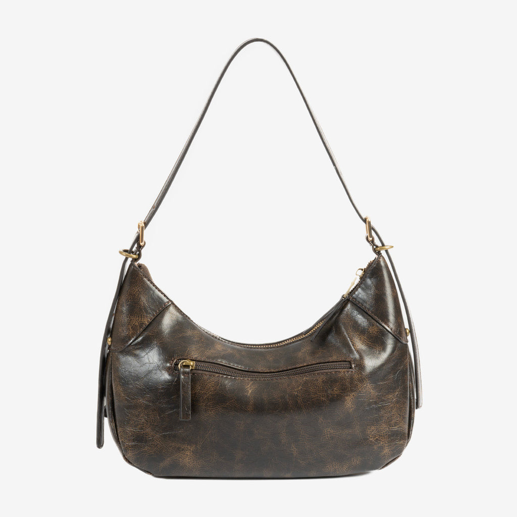 Shoulder bag with cross-body strap, Bergen Series. 29x20x10.5 cm