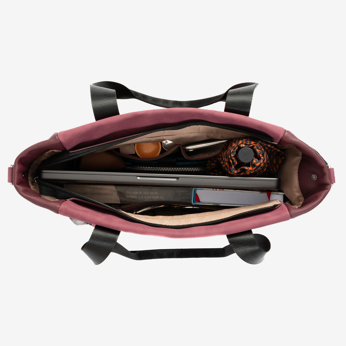 Zippered shopper, Roncal Series. 33x26.5x14 cm