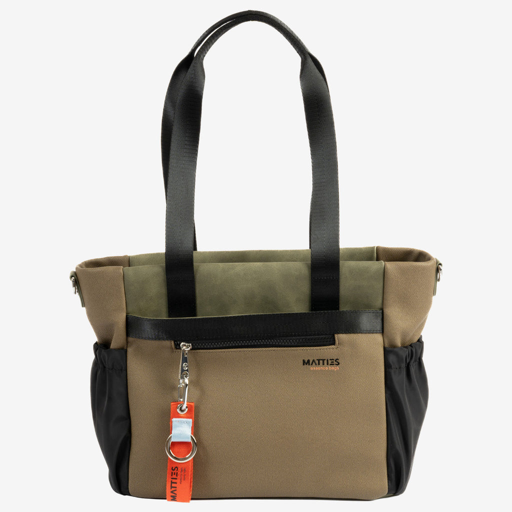 Zippered shopper, Roncal Series. 33x26.5x14 cm