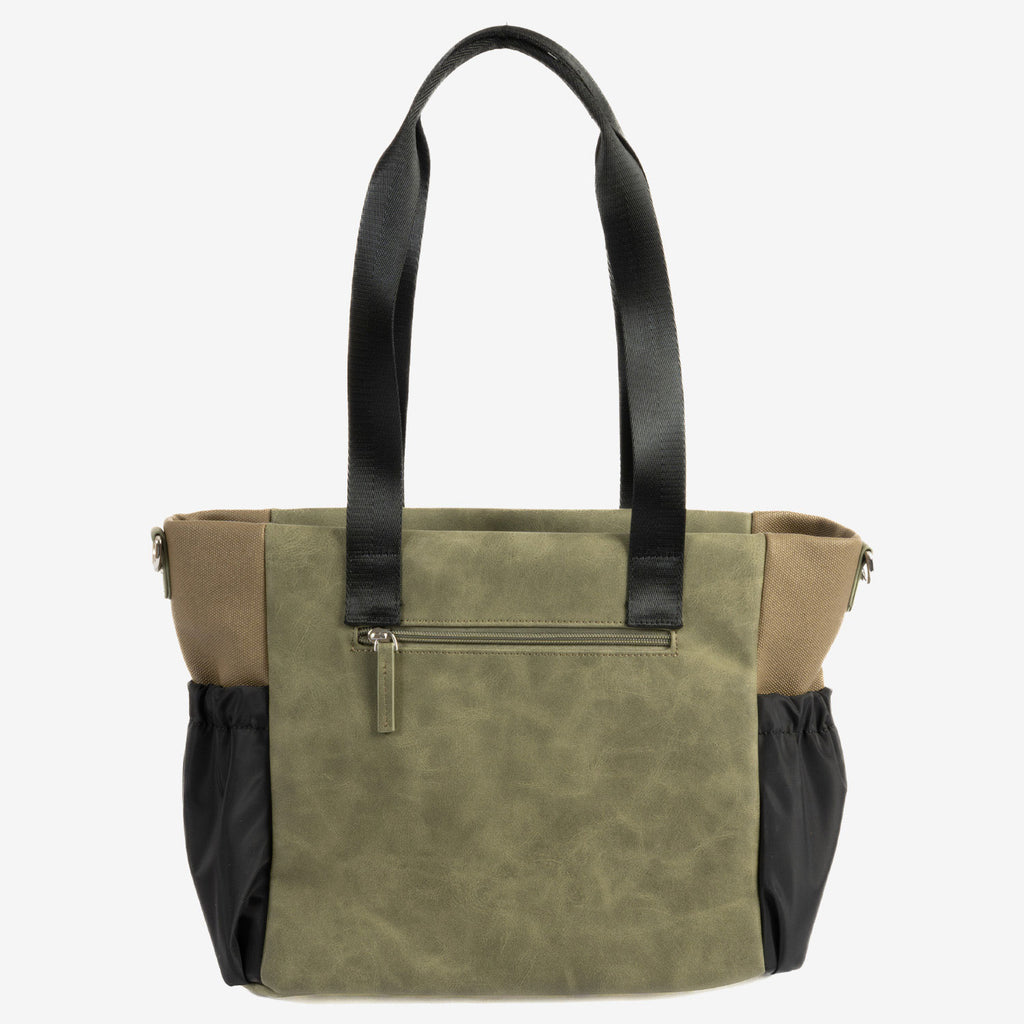 Zippered shopper, Roncal Series. 33x26.5x14 cm