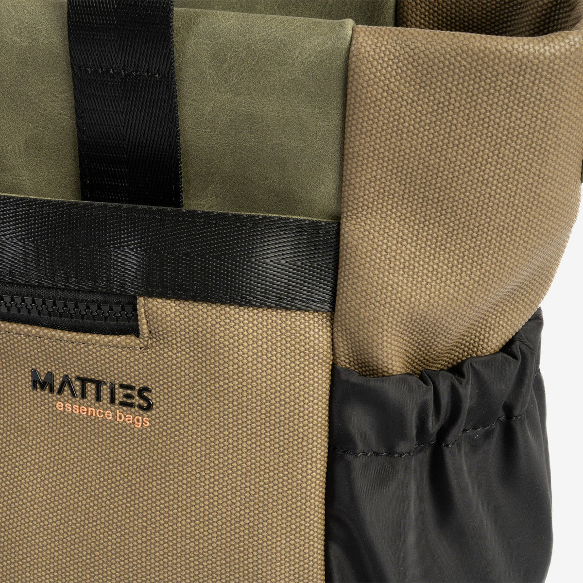 Zippered shopper, Roncal Series. 33x26.5x14 cm