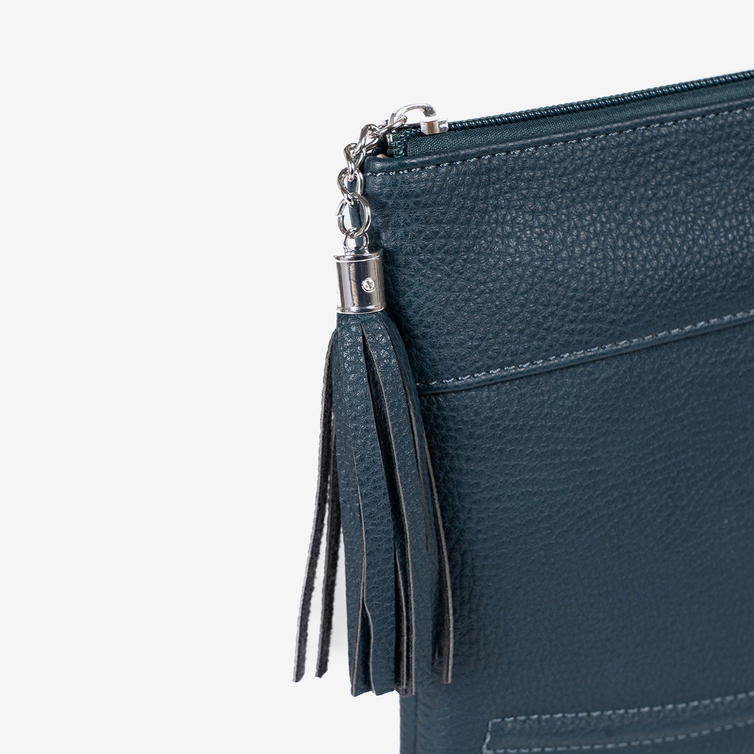Bolso de mano Azul, Serie Carteras. 29 x 21 cm