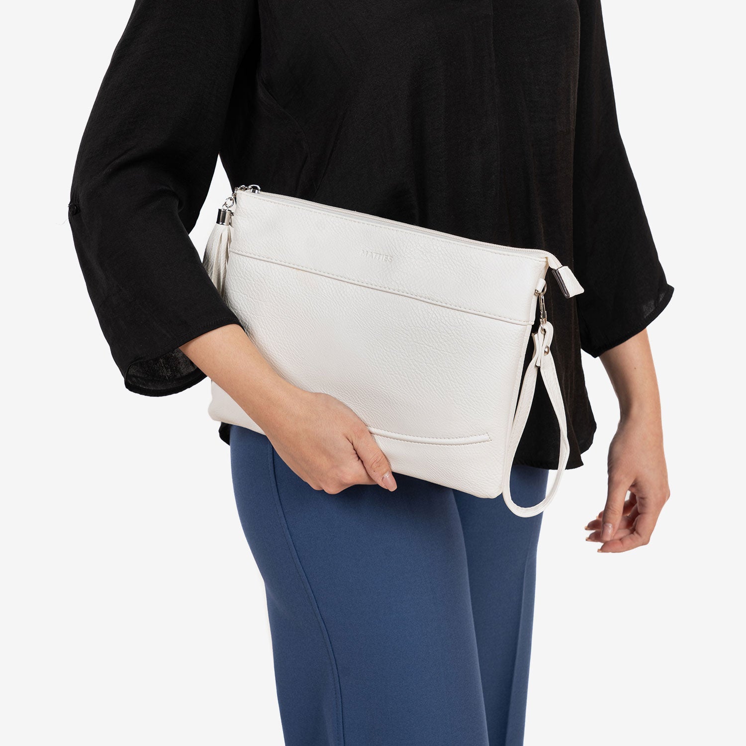 White handbag, Clutch bags Collection