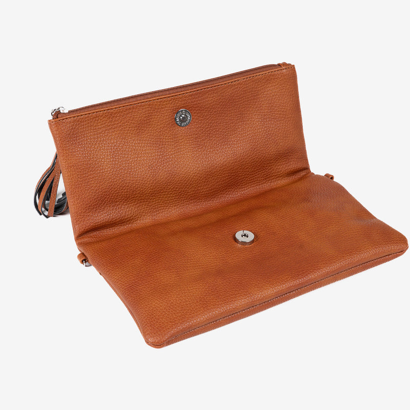 Folded clutch wallet, Leather Color, Wallets Series. 28x18cm