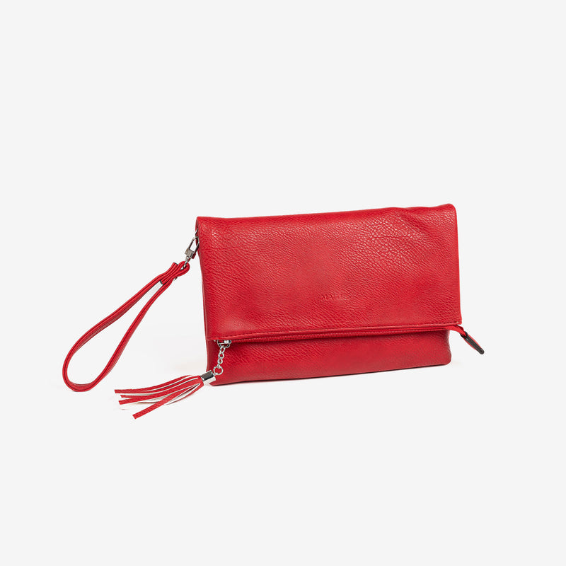 Red folded handbag, Clutch bags Collection