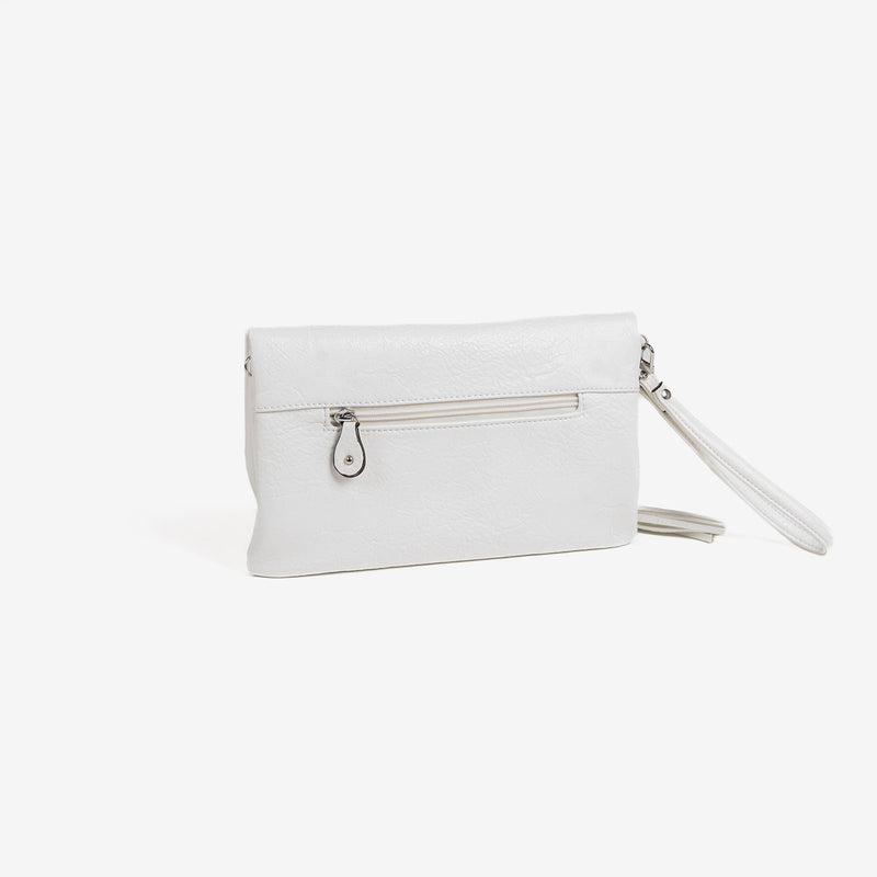White handbag