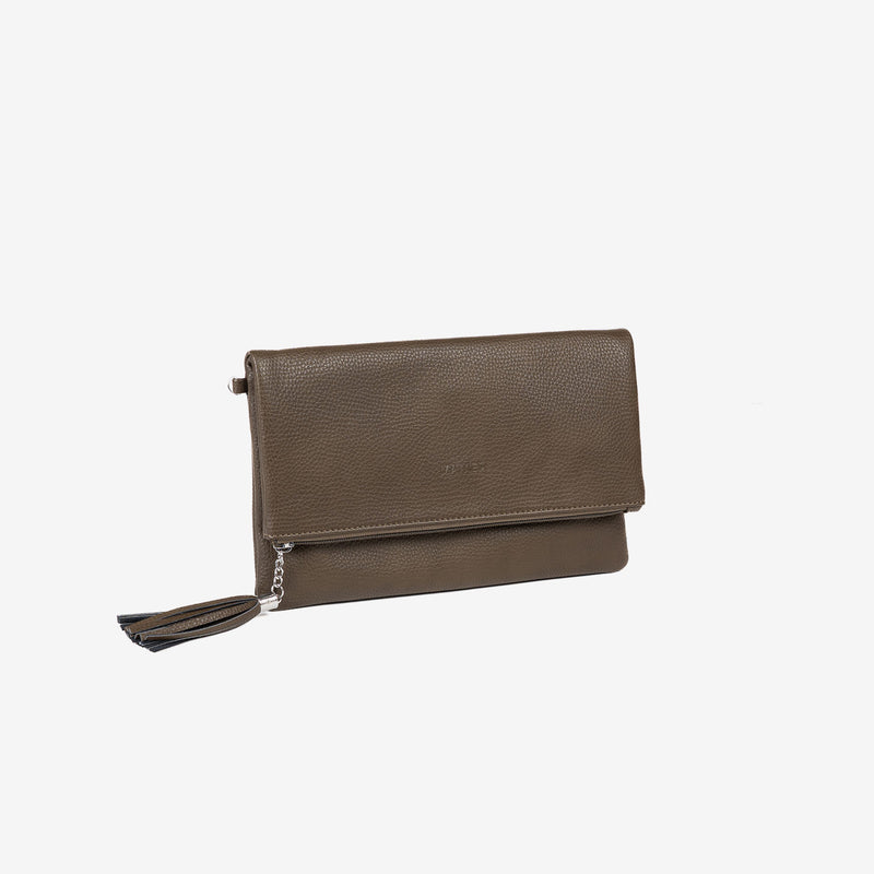 Folded Clutch Wallet, Khaki, Wallets Series. 28x18cm