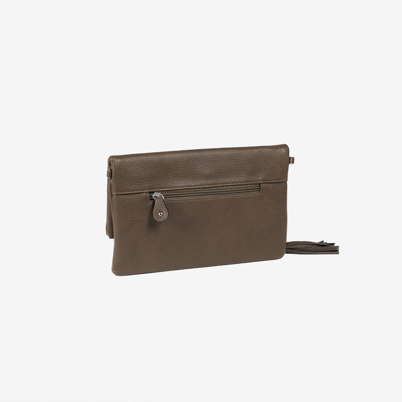 Folded Clutch Wallet, Khaki, Wallets Series. 28x18cm