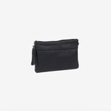 Handbag with shoulder strap, black, Carteras Series. 26x17cm