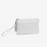 White handbag detachable shoulder strap, Clutch bags collection
