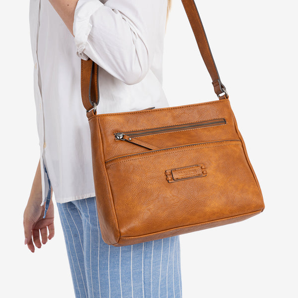 Classic Crossbody Bag, leather color-V. 29x22x10 cm