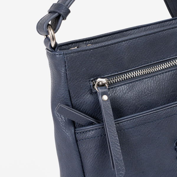 Blue cross body bag, Classic Collection