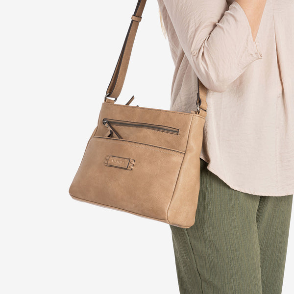 Classic Camel Crossbody Bag V. 29x22x10 cm