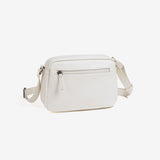Cross body Bag, White Color, Classic Collection