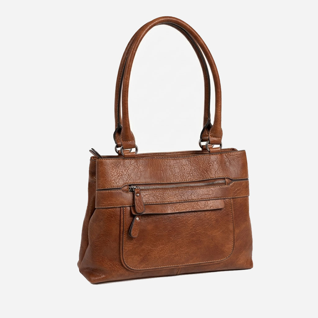 Bolso de hombro, Serie Clásicos. 36x25x12 cm