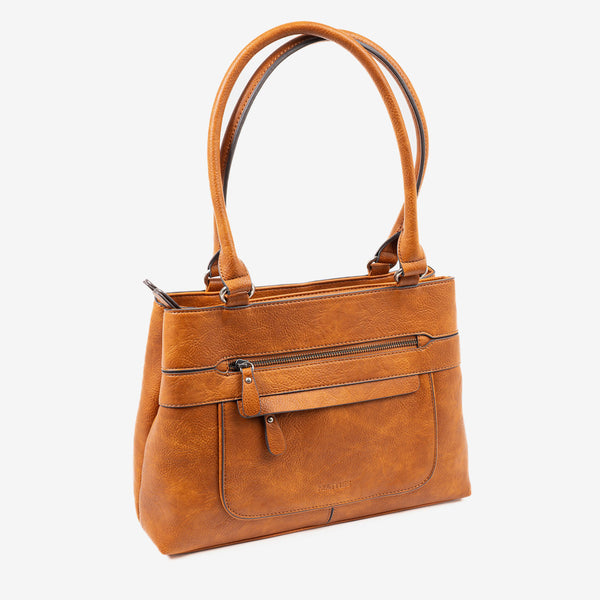 Shoulder bag, leather-v color, Classics Series. 36x25x12cm