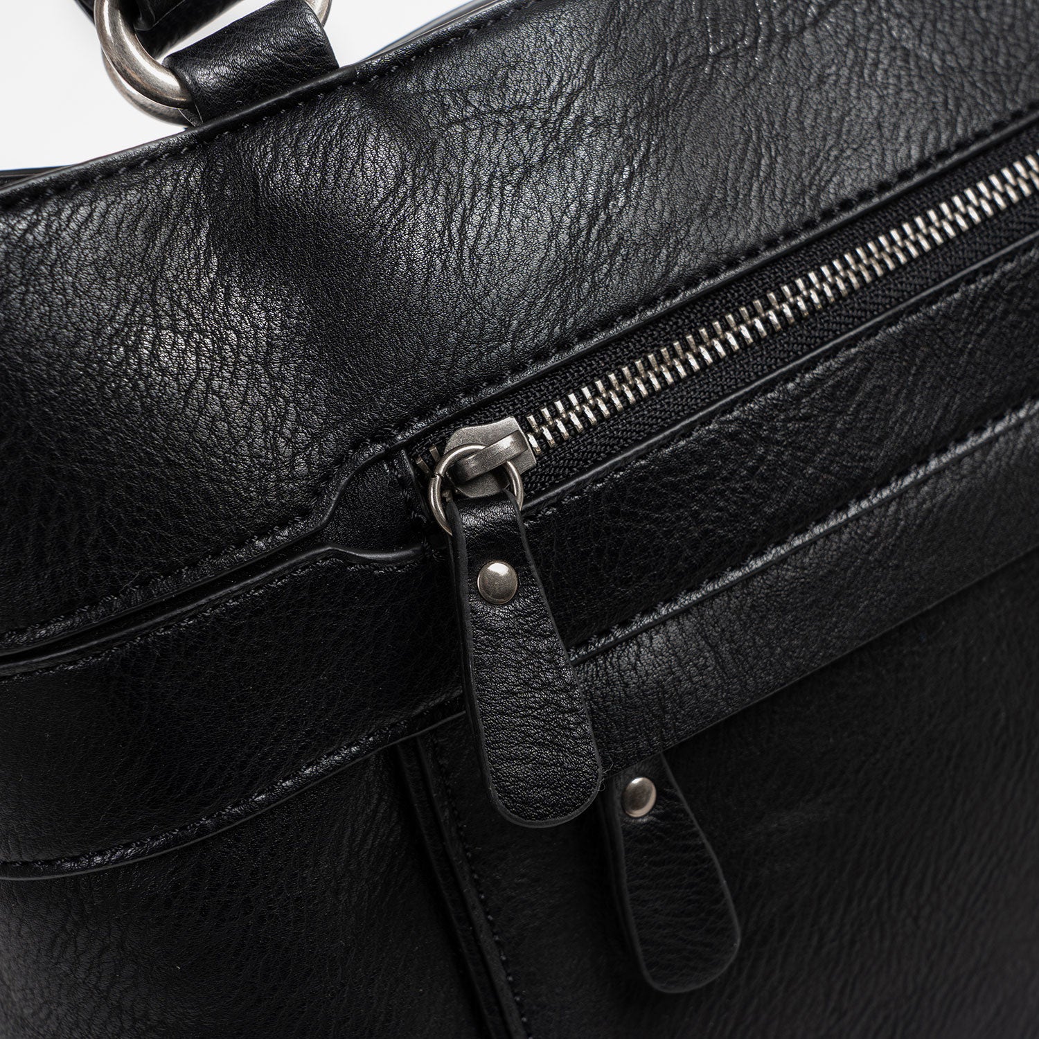 Bolso de hombro negro-v. 36x25x12cm
