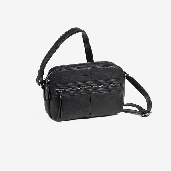 Bolso negro-v. Bandolera Classic. 24x17x10 cm