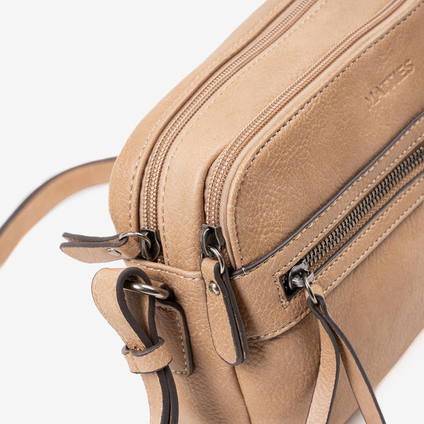 Camel-v bag. Classic shoulder bag. 24x17x10 cm