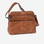 Classic shoulder bag, leather color