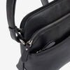Bolso negro bandolera Classic. 25x21x10 cm