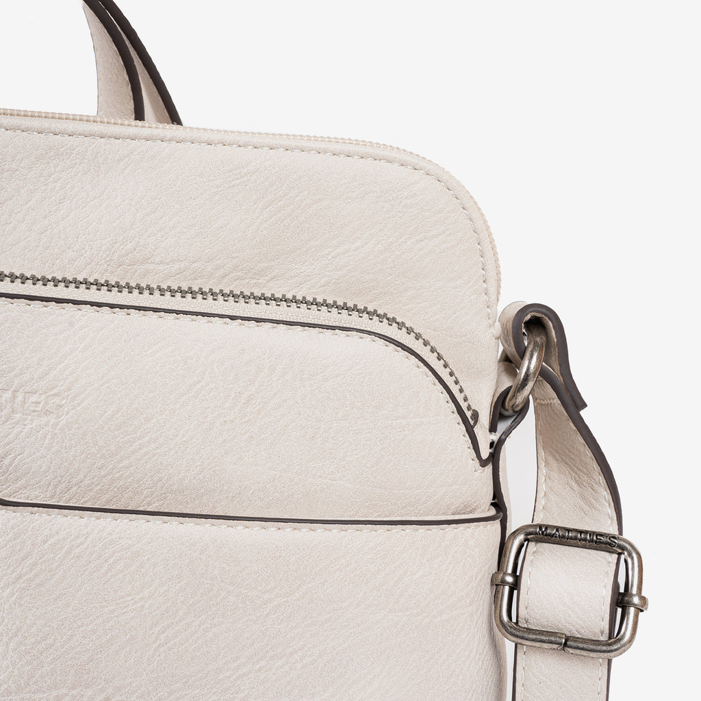Classic shoulder bag, leather color