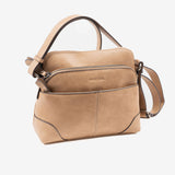 Bolso camel bandolera Classic-v. 25x21x10 cm